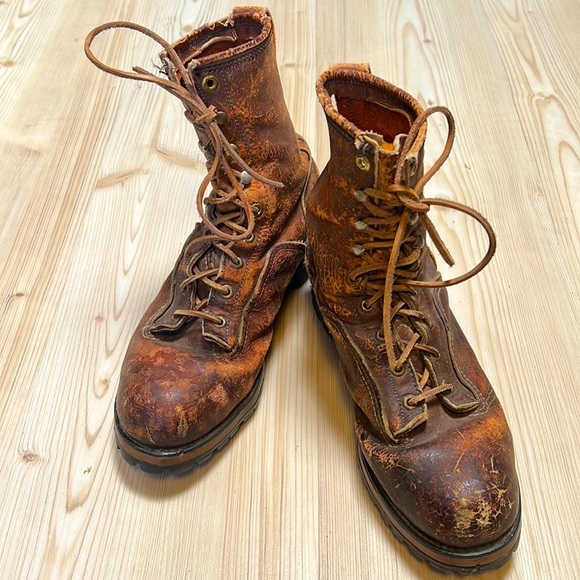 Starwartz Distressed Logger Boots - Picture 2 of 10